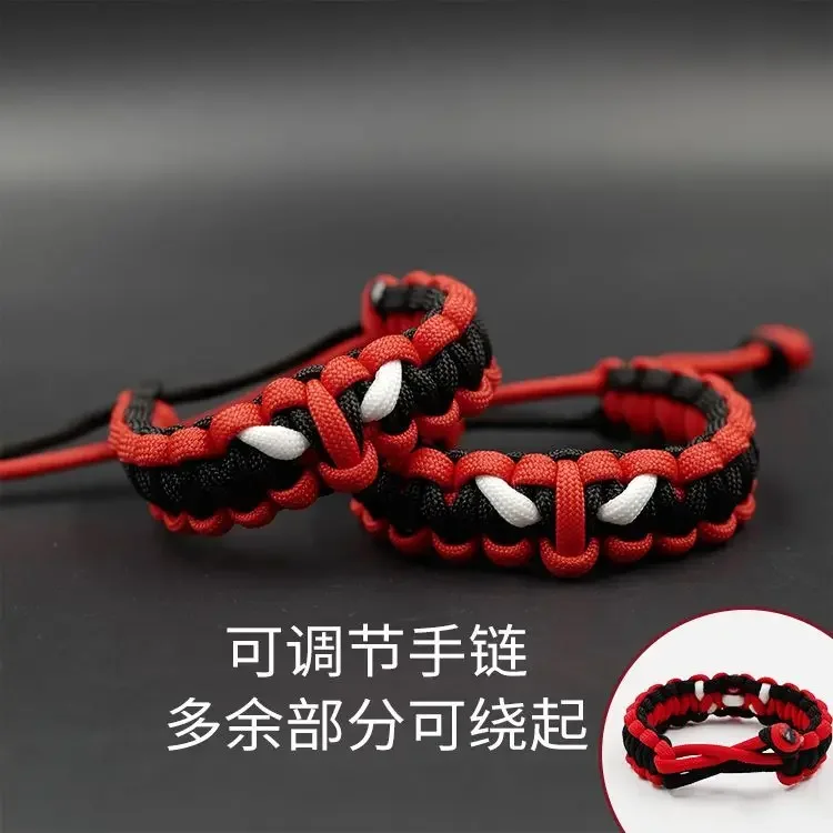 Anime Marvel Deadpool and Wolverine Bracelets Toys Luminous hip hop Bracelet Wristand Children Christmas Party Gifts 1PCS