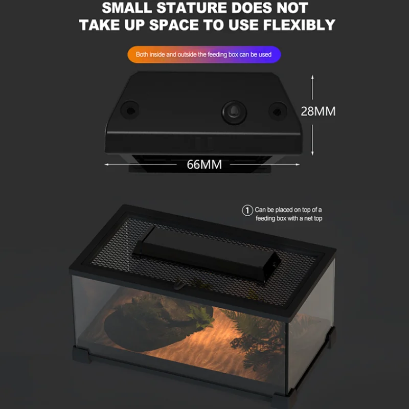 UVA + UVB Reptile Lamp Full Spectrum LED Light Lizard Supplies Turtle Sunbathe Heat Lamp Amphibians Supplement Calcium Light 4-12W reptile heating lamp reptile light bulb reptile lamp bulb