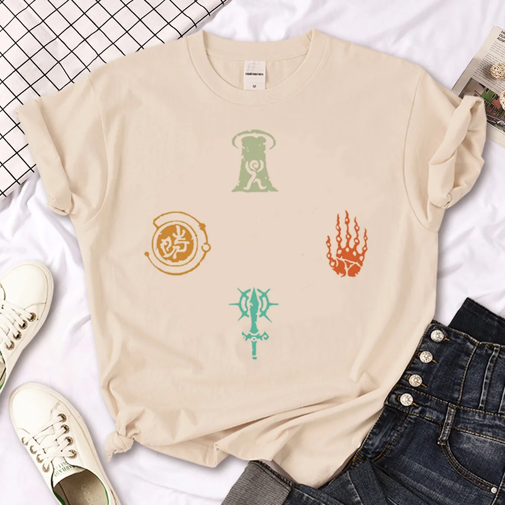Zelda Tears Of The Kingdom Tee Women Comic Tshirt Female Graphic Funny Clothes