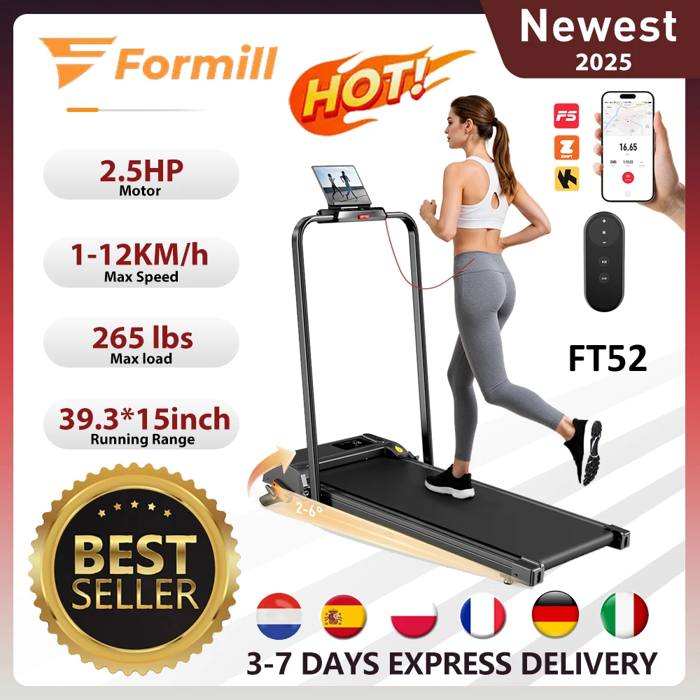 Formill FT52 Składana bieżnia 4 w 1, 2,5 KM, 12 km/h z Polski za $127.48 / ~464zł