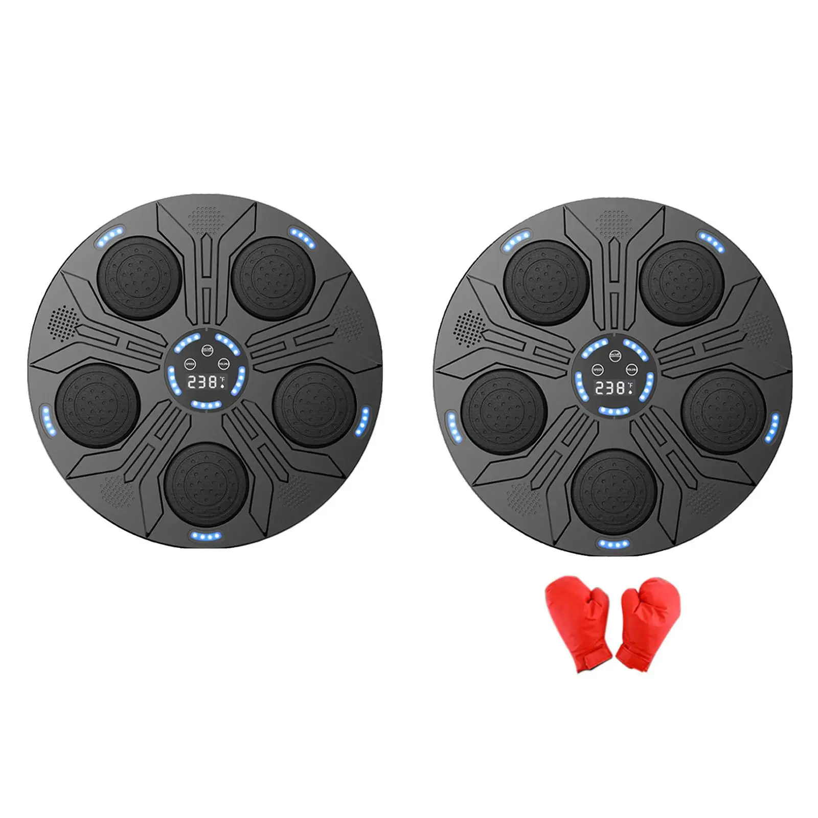 

Электронная боксерская машина, подсвеченная мишень для реакции, боксерское тренировочное оборудование для кикбоксинга, Санда, упражнения для фитнеса, домашнего использования в тренажерном зале