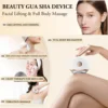 ANLAN Electric Guasha Massager EMS Face Lifting Remove Edema Firming Skin Clod Heat Body Scraping Therapy Skincare Beauty Device 5