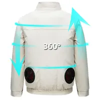 Hot Weather Worker Fan Clothes Men Air Conditioning Clothes Women Fan Jacket Body Cooling Clothes Fan Work Clothes Cooling Vest 2