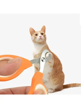 Pet Cat Dog Nail Clipper Cutter Stainless Steel Grooming Scissor Clipper Claw nail supplies for professionals dog nail trimmer 2