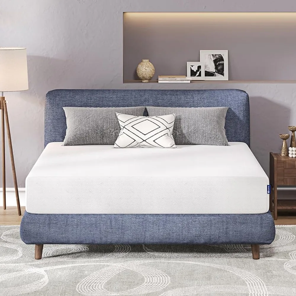 

Bamboo Charcoal Memory Foam Full Mattress in a Box for Cool Sleep & Pressure Relief 10 Inch Full Size Mattress Bed Bedroom Home