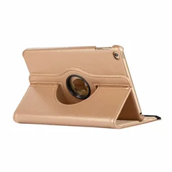 Premium 360° Rotating iPad Air Case with Auto Sleep Feature for iPad Air1 Air2 9.7in (For iPad Gold)