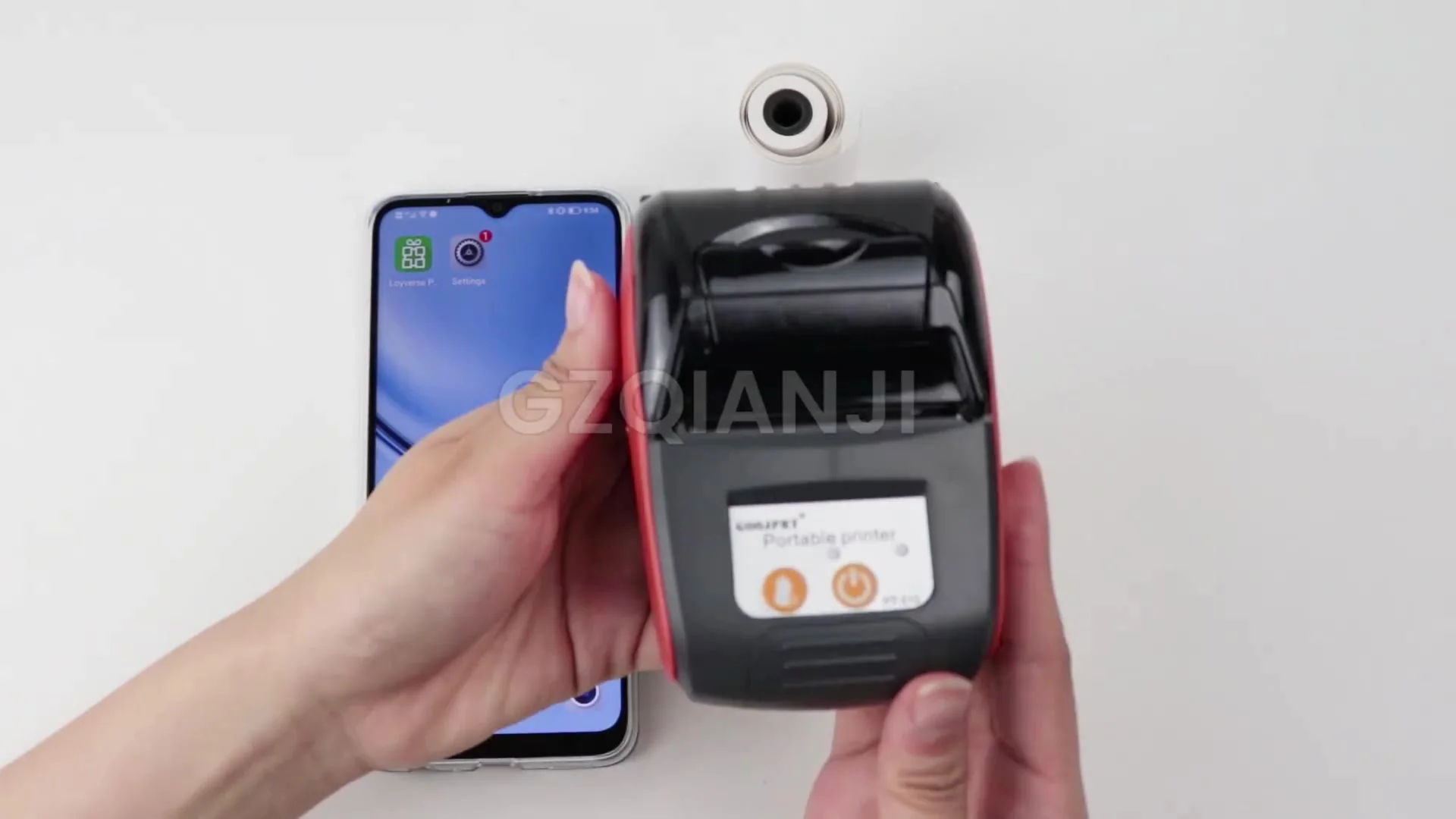 80mm Mini Bluetooth Receipt Printer For Android Or IOS