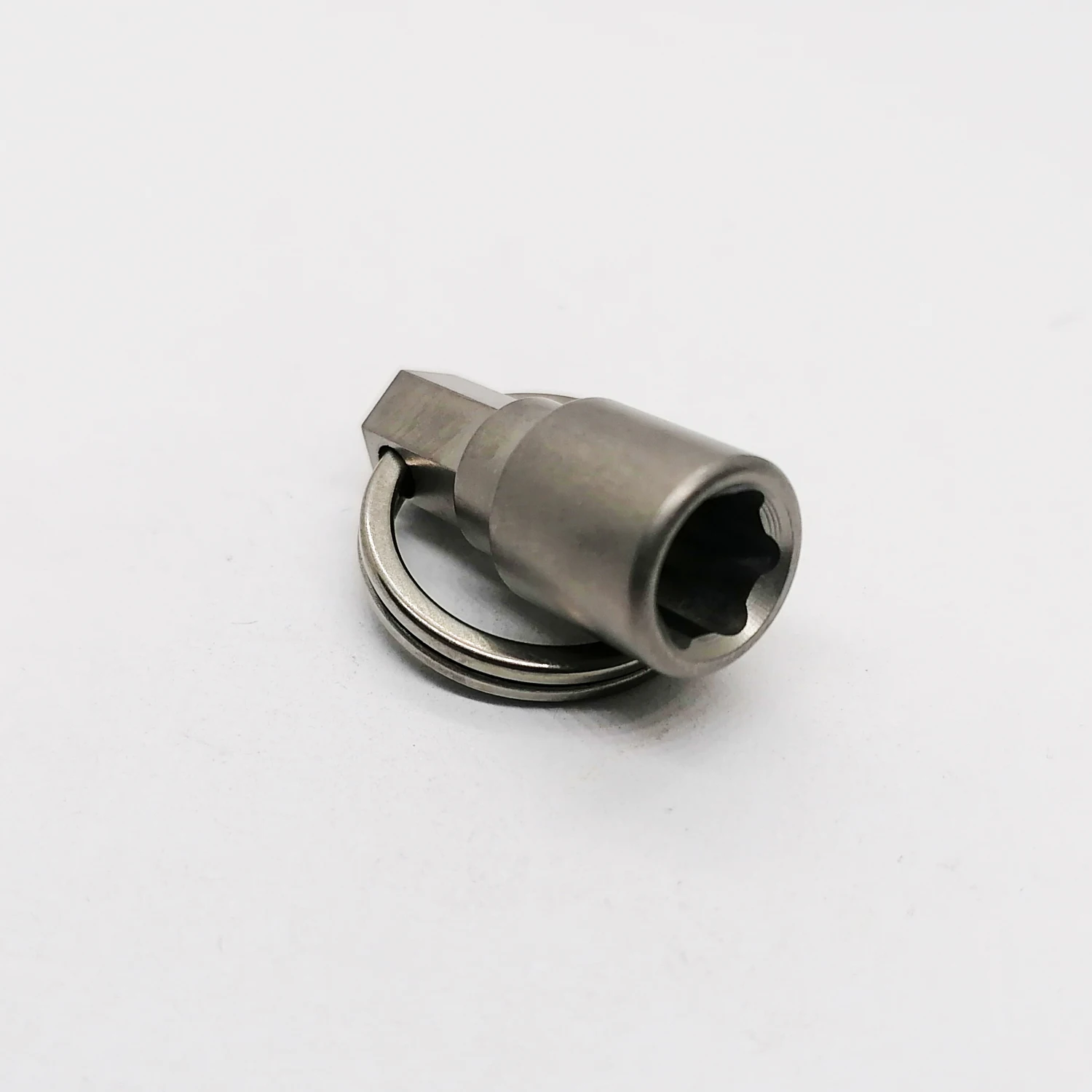 티타늄 합금 마그네틱 소켓, T6 드라이버 비트, 휴대용 키체인 EDC, 6.35mm