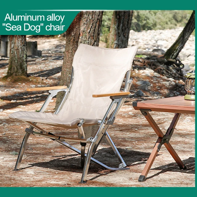 Lightweight outdoor folding chair foldable fishing chair portable lunch  break recliner aluminum alloy camping chair high back - AliExpress