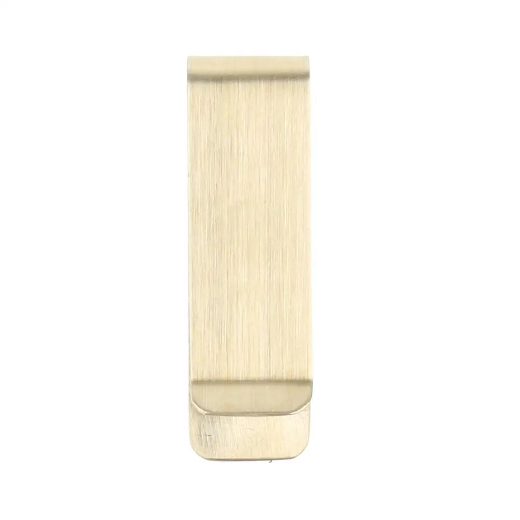Yellow Convenient And Practical Metal Card Holder With Brass Money Clip Wide Application Money Clips