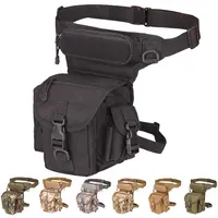 Men's Drop Leg Bag Waist Pack Adjustable Thigh Belt Hiking 800D Waterproof Nylon Motorcycle Riding Camping Bag 1