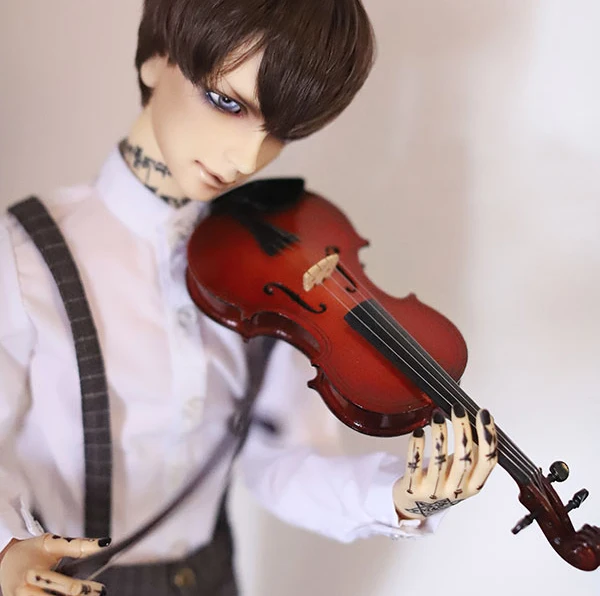 New BJD Doll Props Mini Violin 1/6 1/4 1/3 SD MDD YOSD Photography Props Miyazono Kaori Your Lie in April Doll Accessories