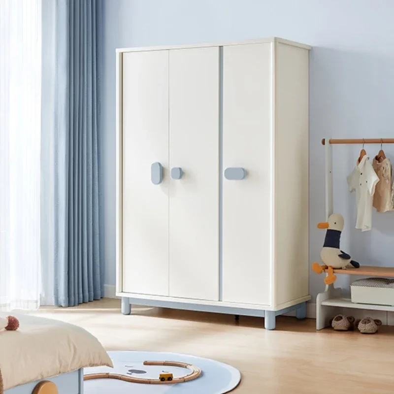 Nordic White Child Wardrobe Girls Wood Cute Apartment Cupboard Wardrobe Organizer Bedroom Guarda Roupa Solteiro Kawaii Furniture