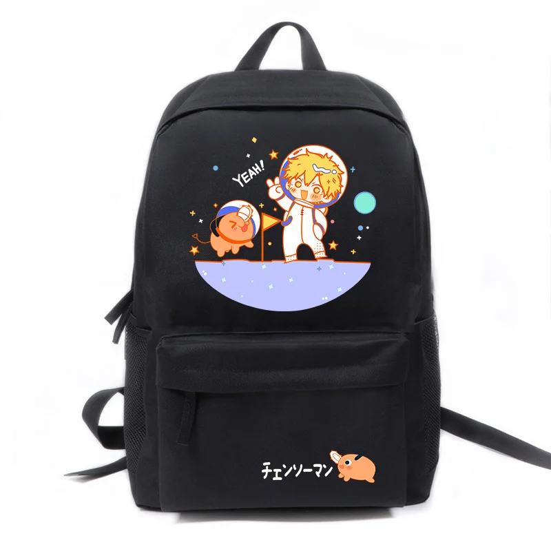 

Anime Chainsaw Man Cosplay Backpack Student Schoolbag Laptop Travel Harajuku Cartoon Bookbag Mochila Unisex Fashion Outdoor Gift