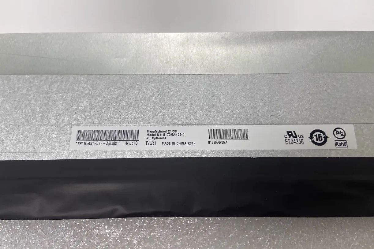 Schermo LCD IPS 17.3 Pollici B173HAN01.3 1920x1080 30 Pin Per Laptop AUO