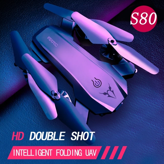 Electric Remote Control Toy Folding Aerial Air Pressure Fixed Height Dual Camera 4k Aircraft Toy for Beginner 5
