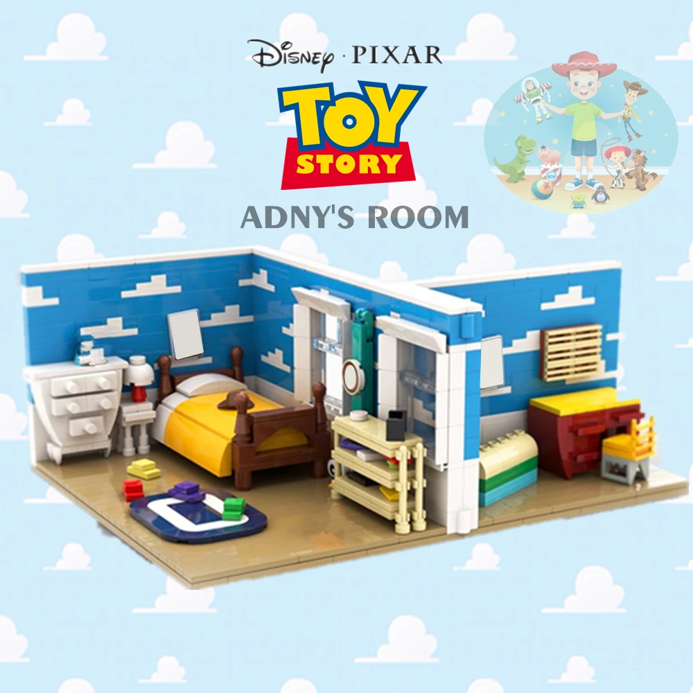 Конструктор Disney Pixar История игрушек Комната Энди Дом друзей Базз Лайтер фигурки