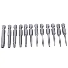 

Fashion12pcs Electric Tamper Torx Socket Screwdriver Bit Tool Set 1/4 Inch 6.3Mm