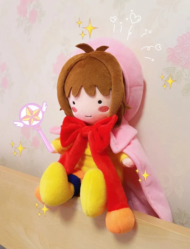 

2023 Cardcaptor Sakura KINOMOTO SAKURA 25CM Anime Plush Toys Cute Stuffed Doll Plushie Pillow Boys Girls Christmas Gifts
