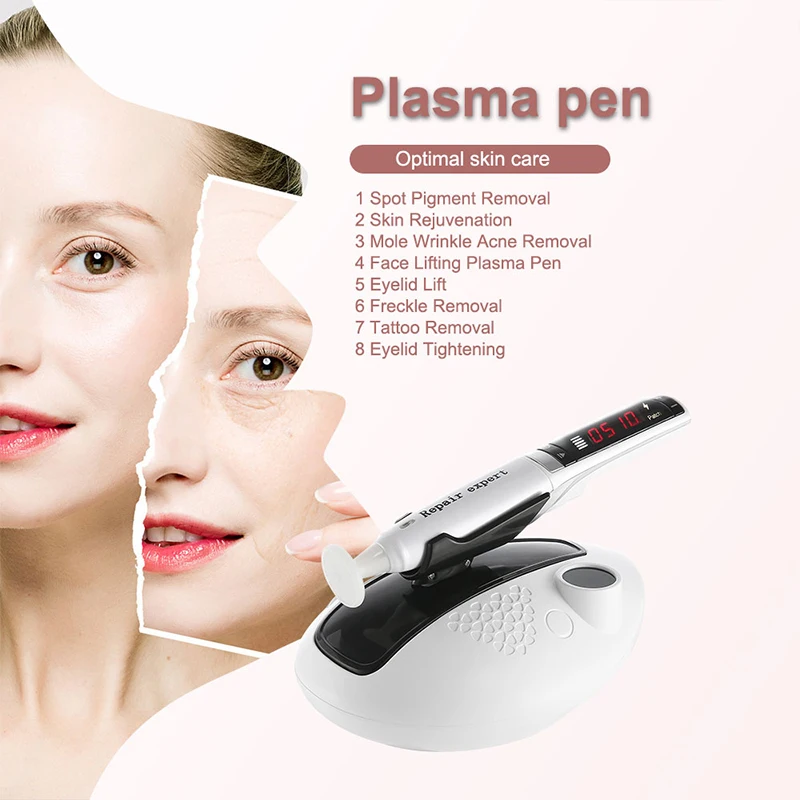 Ozone Plasma Pen Acne Remover Wrinkle Removal Skin Rejuvenation Scar Reduction Skin Tightening Sterilization Anti-inflammation