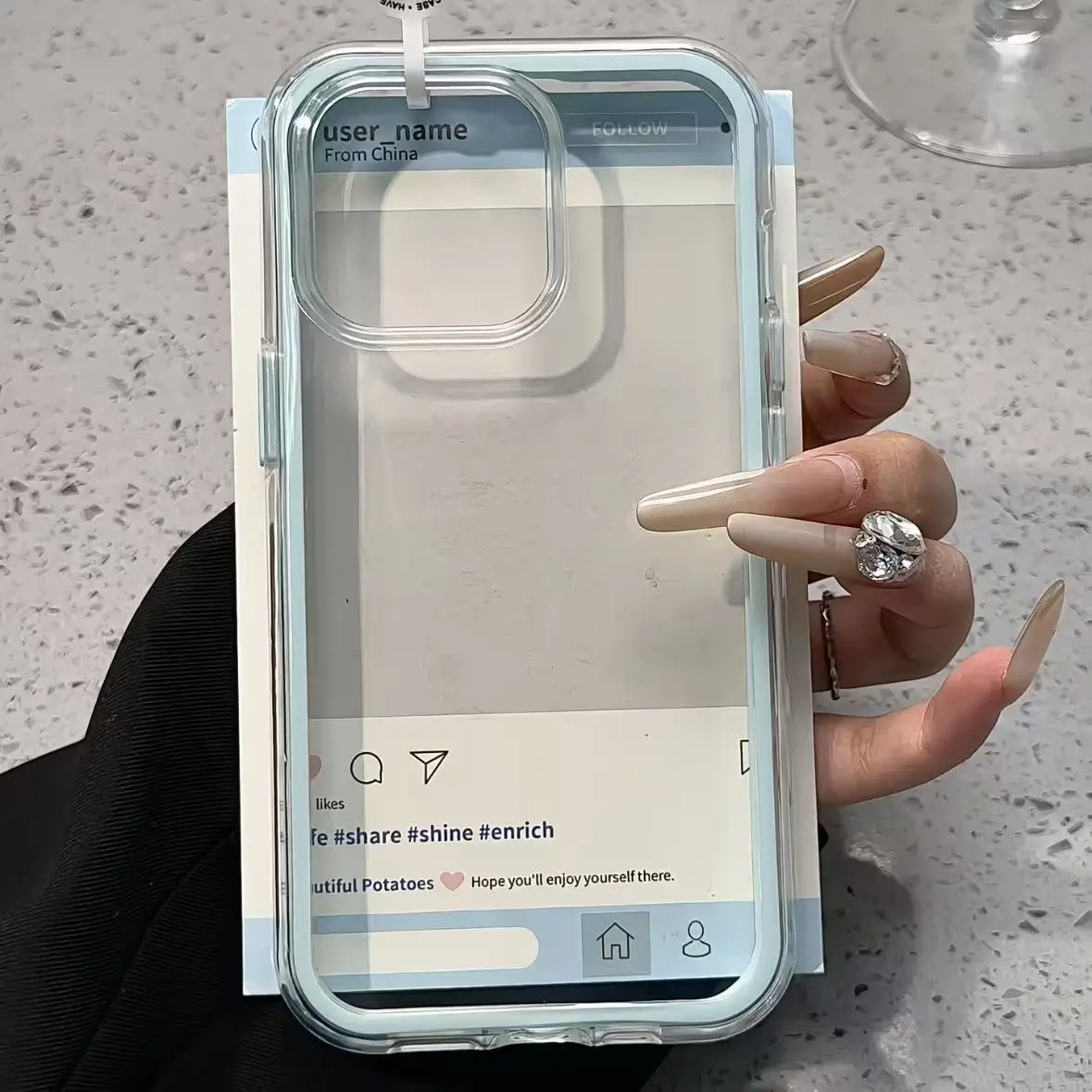 Luxury Candy Color Frame Phone Case - Premium Design Protective Cover