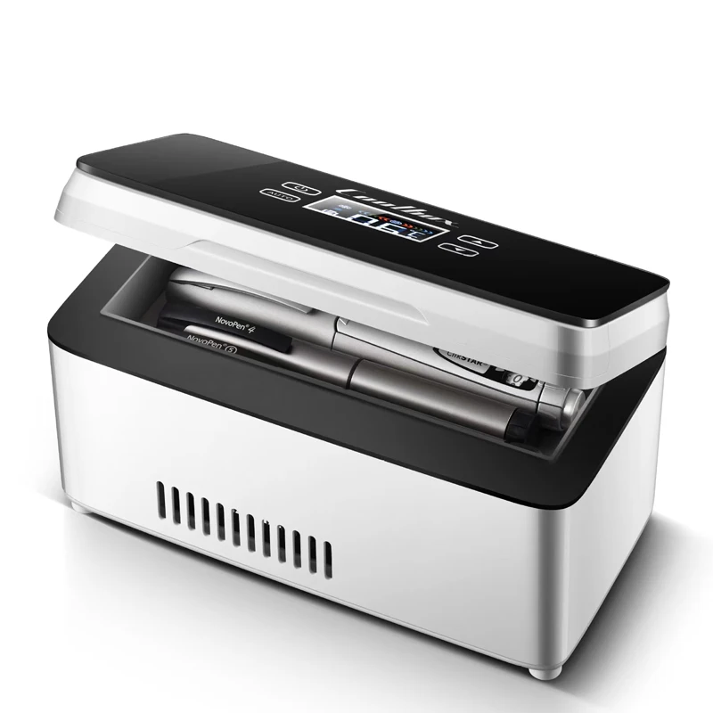 Insulin Refrigerator Car Fridge Portable Drug Cold Box Temperature Adjustable Medicine Syringe Cooling Storage Container camping refrigerator