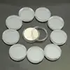 U50E 10pcs 25mm Applied Clear Round Cases Coin Storage Capsules Holder Round Plastic 4