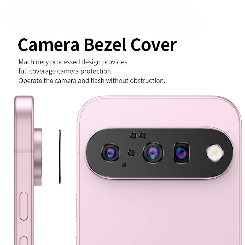 Durable Aluminum Frame Camera Lens Protector with Anti-Scratch Cover