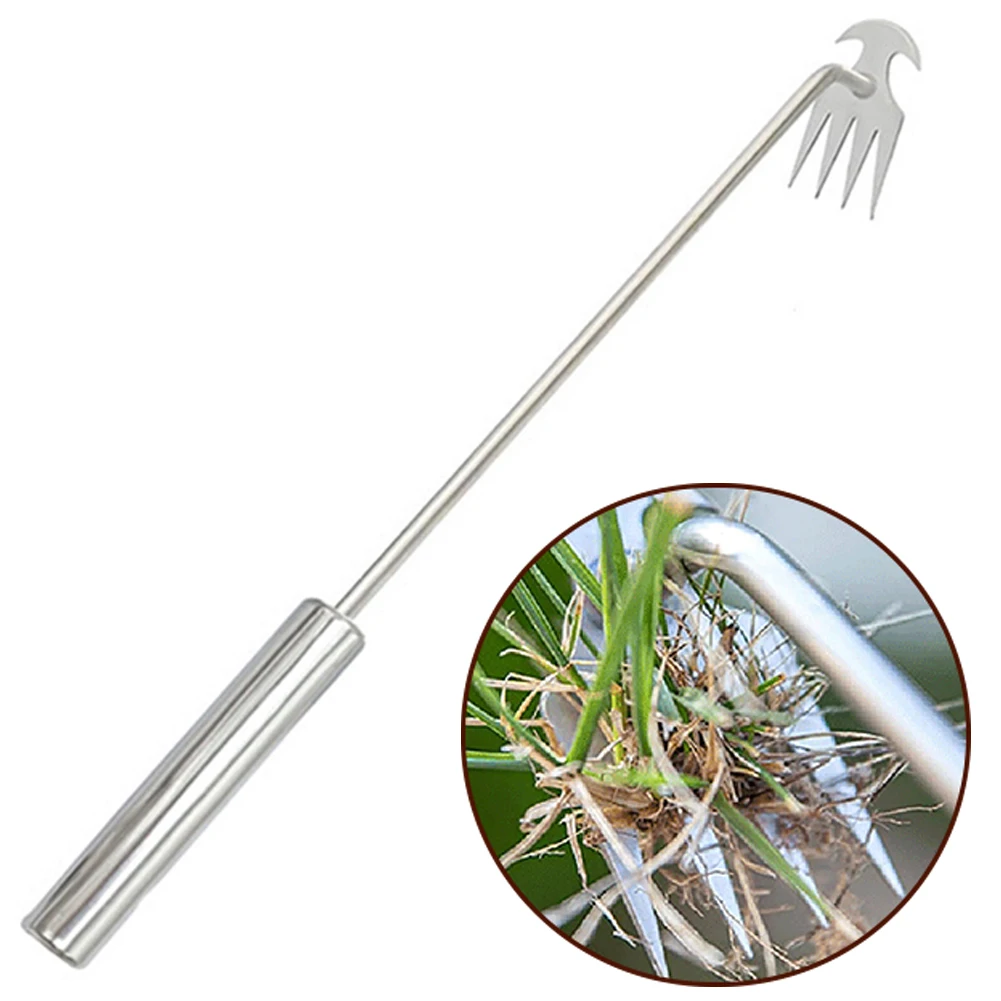 스테인리스 스틸 수동 잡초 제거 키트, 다기능 잡초 제거, 뿌리 뽑기 도구, 정원 정원 잡초 도구