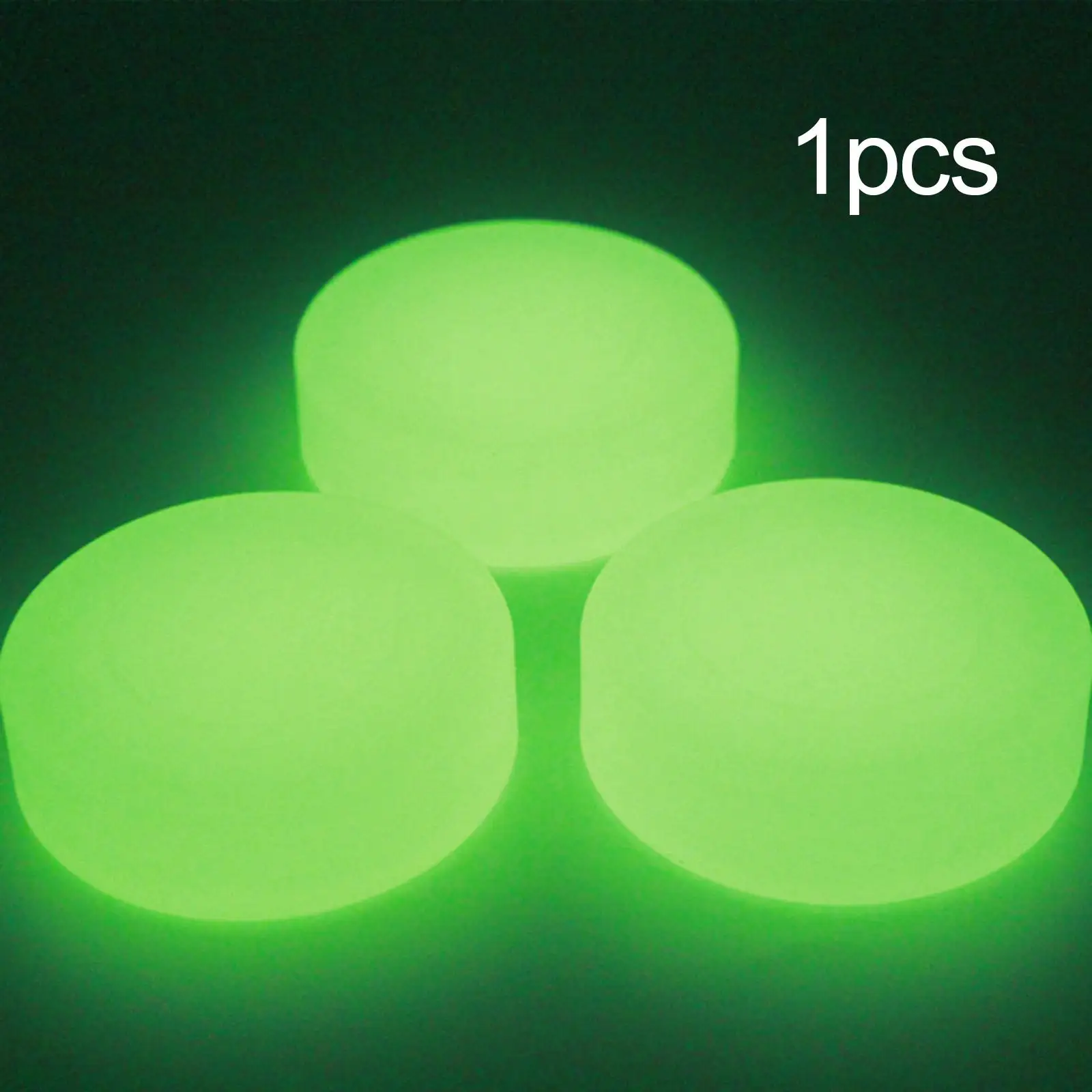 Ice Hockey Puck Glow in The Dark Floor Puck Light up Green Portable for Kids Adults Outdoor Sports Gifts Hockey Ball