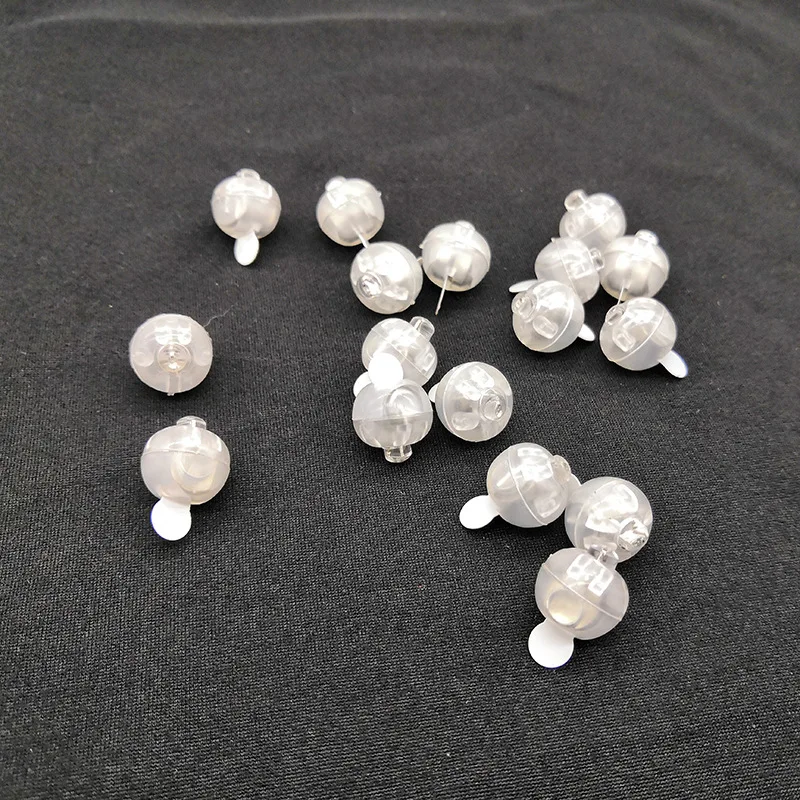 Miniature LED Flash/Monochrome Round Ball Lights Diy Dollhouse/Buiding Sand Table Scene Luminous Materials Accessory 10Pcs 4