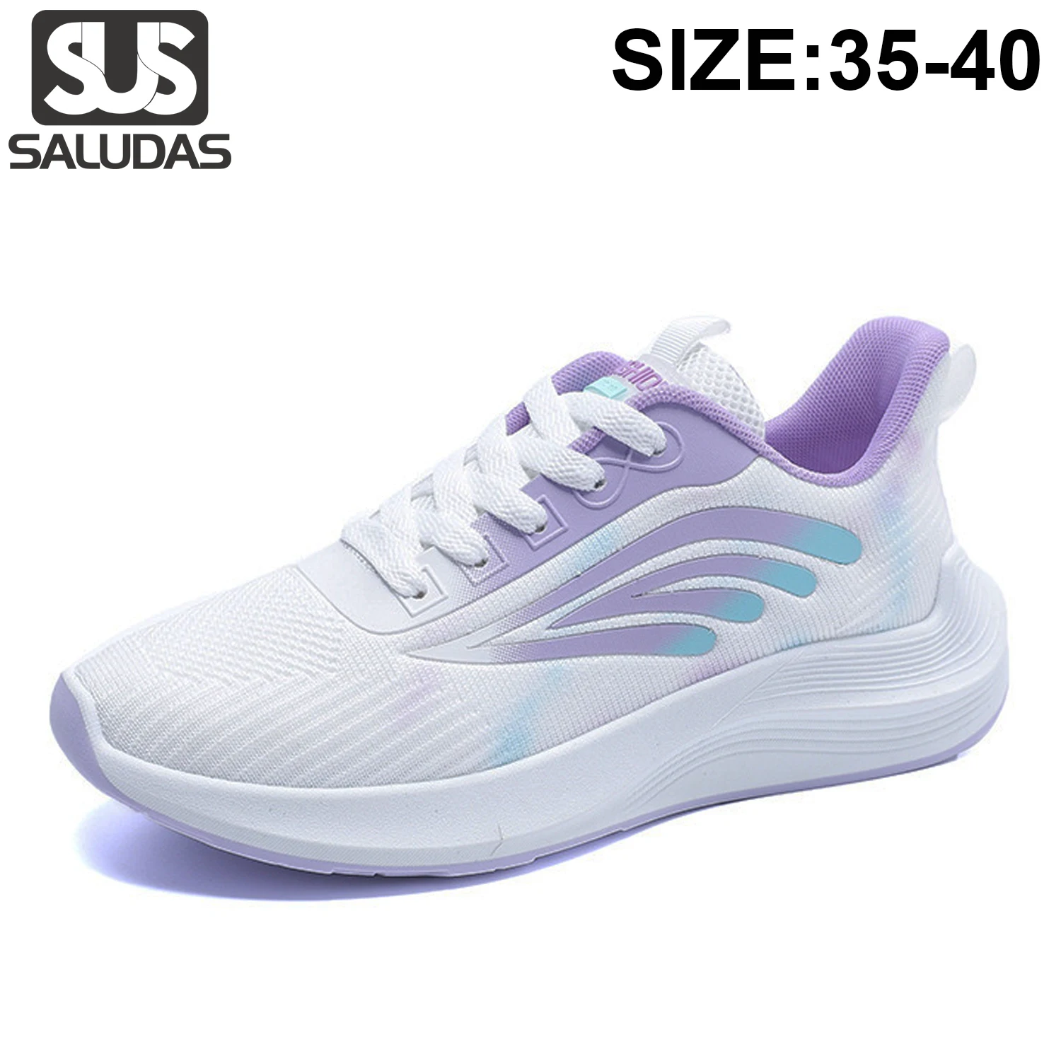 

SALUDAS Women Sneakers New Women's Sports Shoes Comfortable Thick Sole Elevated Casual Tennis Shoes Fashion Jogging Sneakers