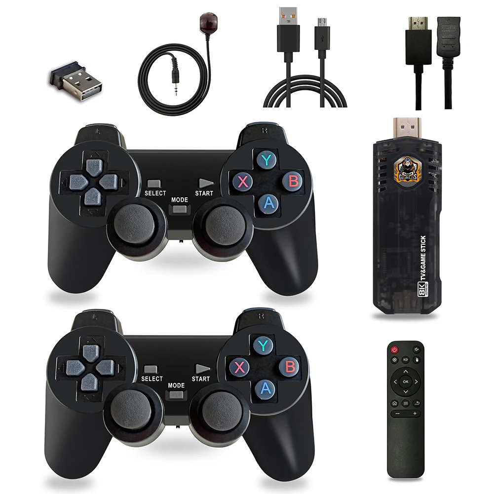 

Wireless Retro Game Console Dual System For Android PS1 PSP GBA X8 Video Game Console Stick For Android USB 2.0/SD/DC/OTG