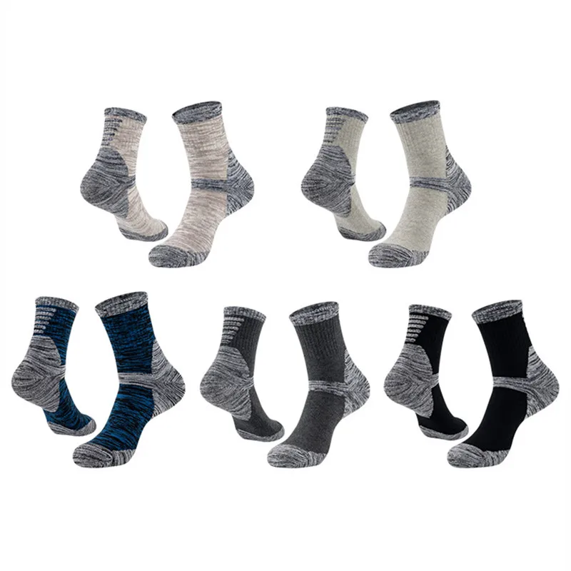 

All Seasons Men's Business Casual Cotton Socks Spring Autumn Winter Crew Socks Male Thickened Breathable Socks