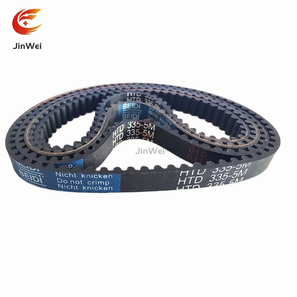 Rubber Belt Transmission Drive Belt Synchronous Belt HTD 5M Rubber Timing Belt Perimeter 425/430/435/440/445/450/455/460/465/470/475/480/500mm Width 10/15/20/25/30/40mm