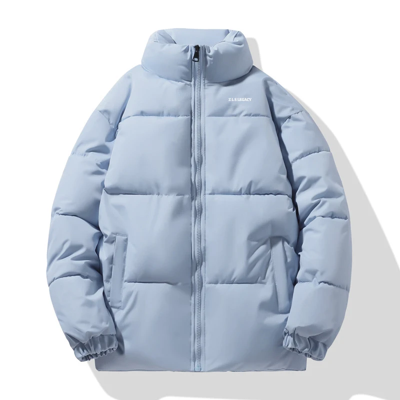 

Bakery men's and women's winter Japanese fresh fashion trend loose padded casual stand-up collar coat