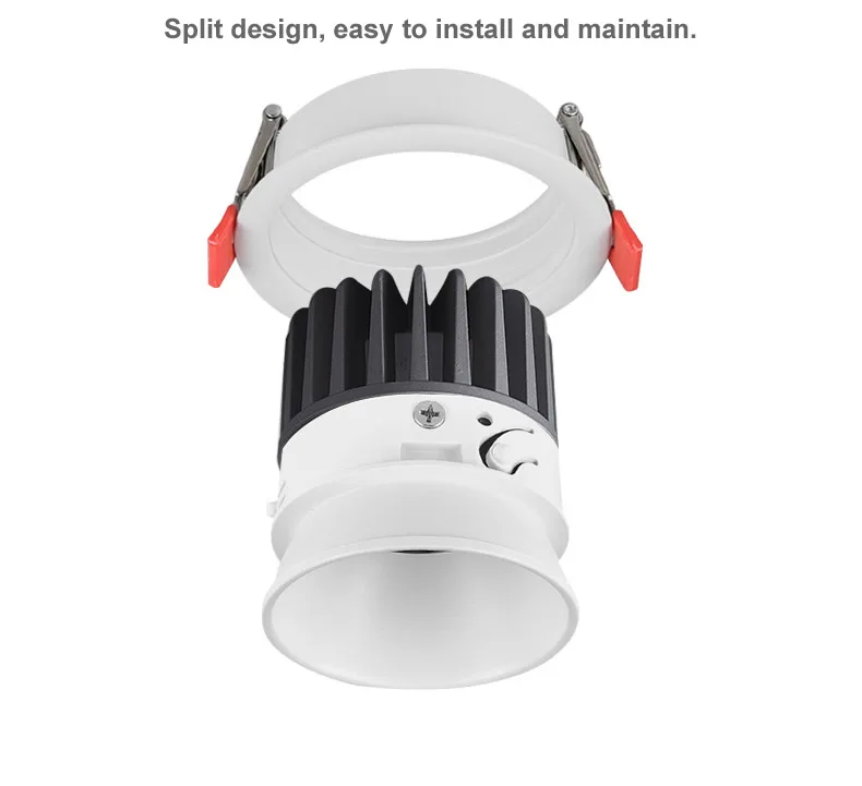 Zigbee 투야 매립형 다운라이트 LED 스팟 색조 천장 램프, 앨리스 알렉사 2MQTT 스마트 홈 어시스턴트, 룸 장식, 침실 스포트라이트