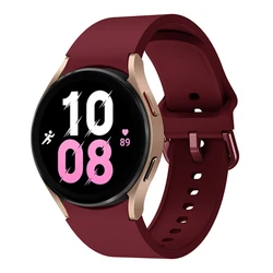 Premium Silicone Sport Watch Replacement Band - Versatile Fit & Comfort for Watch 6 Classic 43mm (Official wine red)
