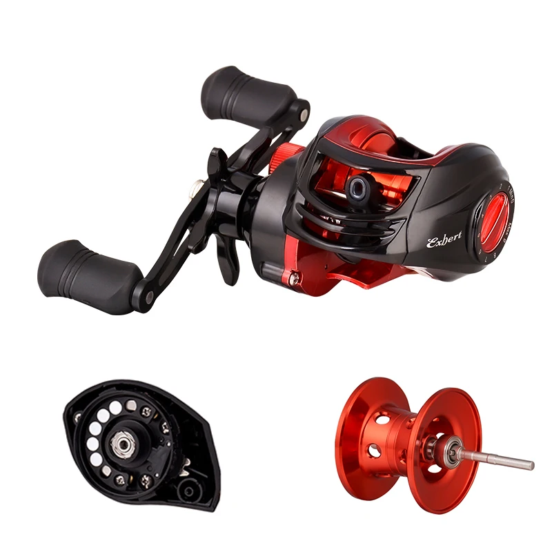 

SHINESIGNAL Baitcasting Reel 18 Ball Bearings 7.2:1 High Gear Ratio 8KG Max Drag Freshwater Saltwater Reels Fishing Pesca Wheel