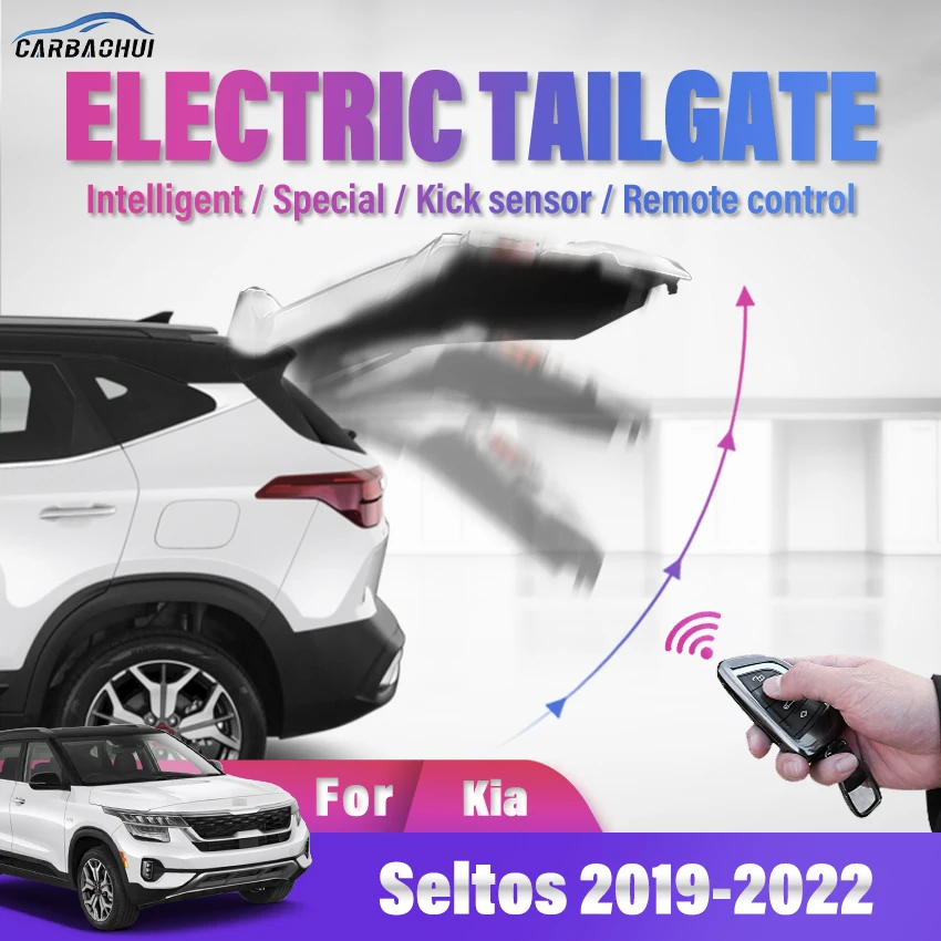 

Car Electric Tailgate Modified Auto Tailgate Intelligent Power Operated Trunk Automatic Lifting Door For Kia Seltos 2019-2022