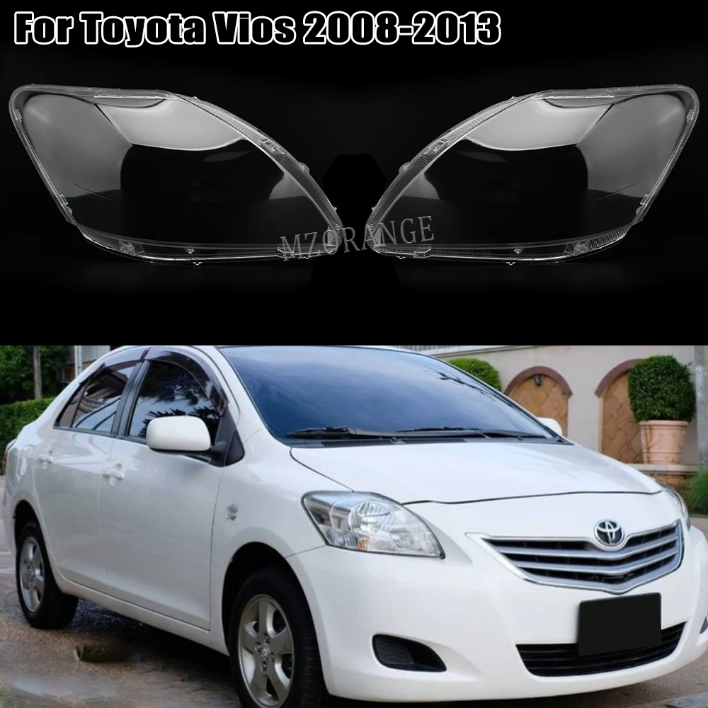 Car Headlight Cover For Toyota Vios Yaris Sedan 2008 2009 2010 2011