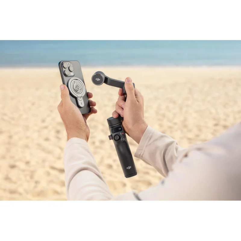 DJI OM 磁気クイックリリース マウント iPhone ユーザー向けに