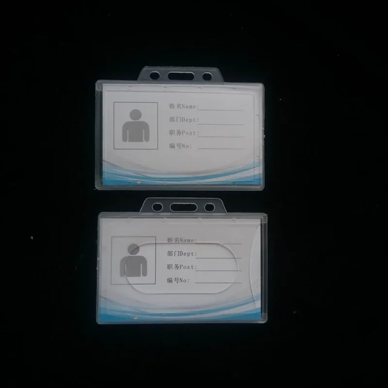 Durable Plastic ID Card Badge Holder for Office & Exhibition Use