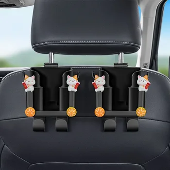 Gancio per sedile auto multifunzionale, portabicchieri, portaombrelli, organizer per il vano posteriore, accessorio salvaspazio per interni auto.