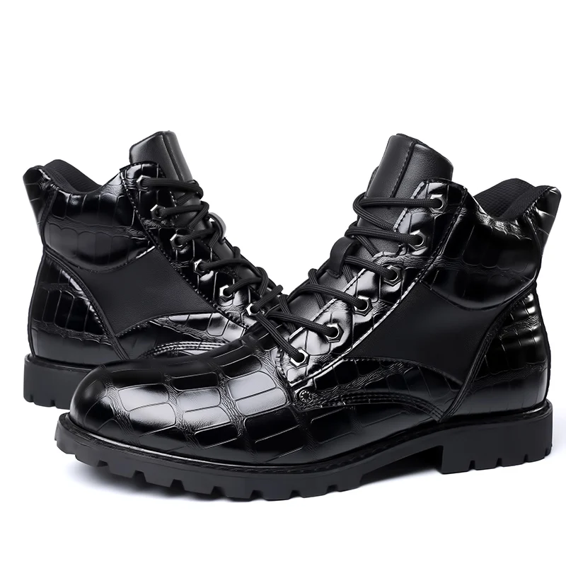 New Men's Comfortable Motorcycle Boots