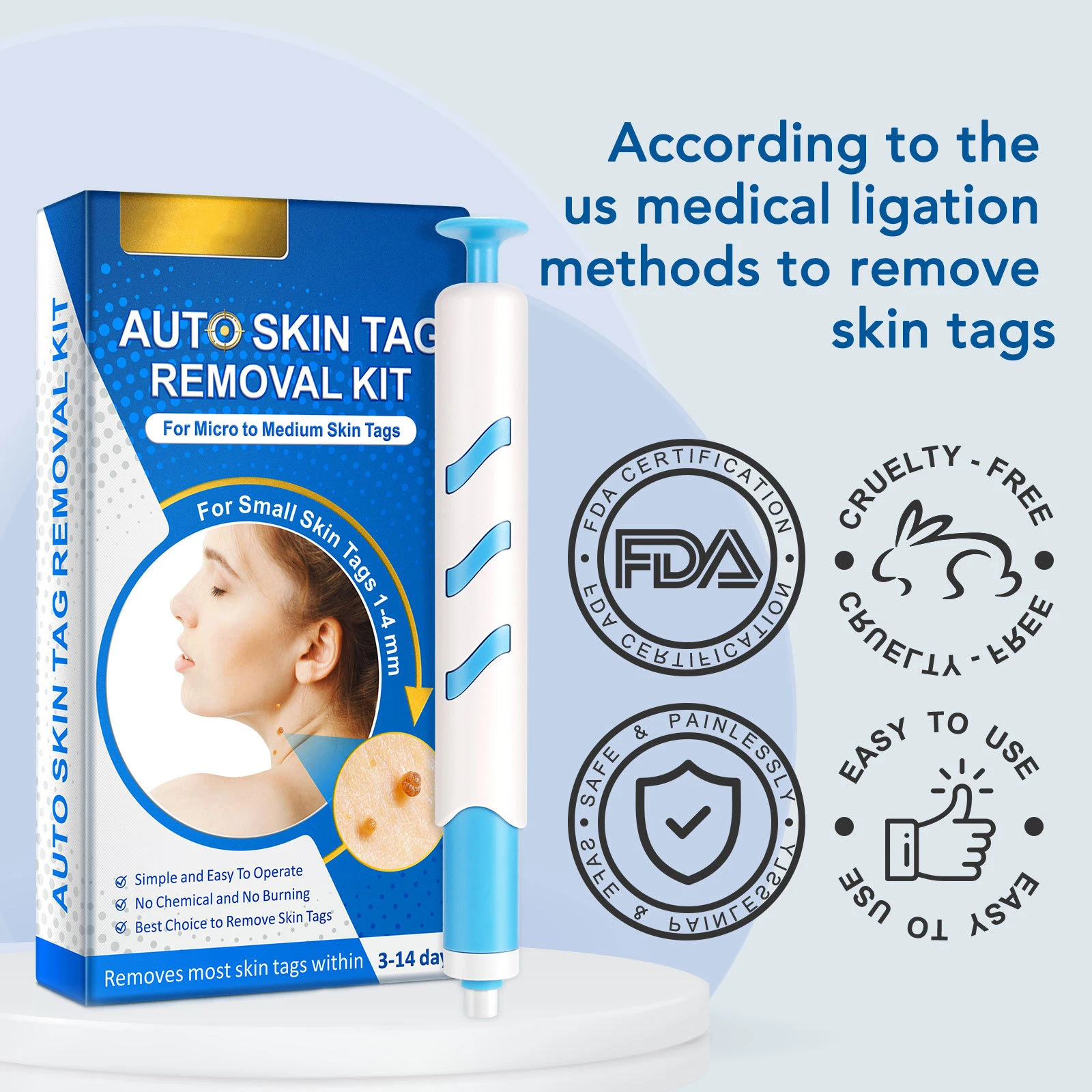 Home Use Painless Safe Skin Tag Mole Wart Spot Removal Equipment for Smooth Skin Wart Remover Eyelid Lifting Acne Treatment Pen skin tag removal tool,acne remover,skin tag removal pen