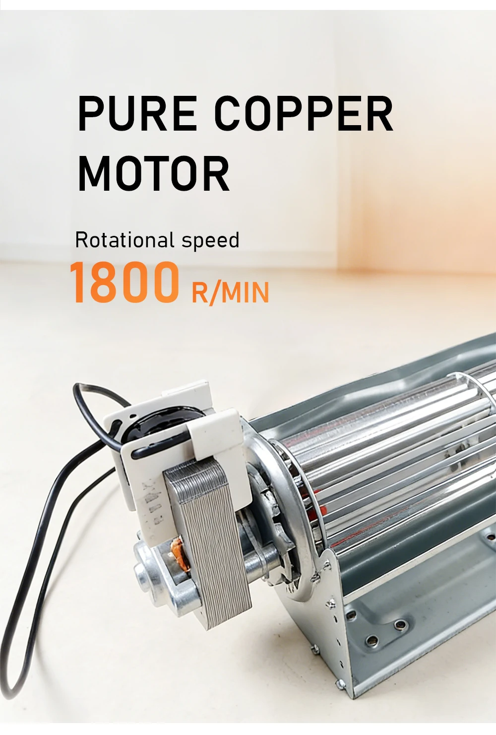 220V 30W Tangential Blower High Power Cross Flow Fan Centrifugal Fan Axial Exhau