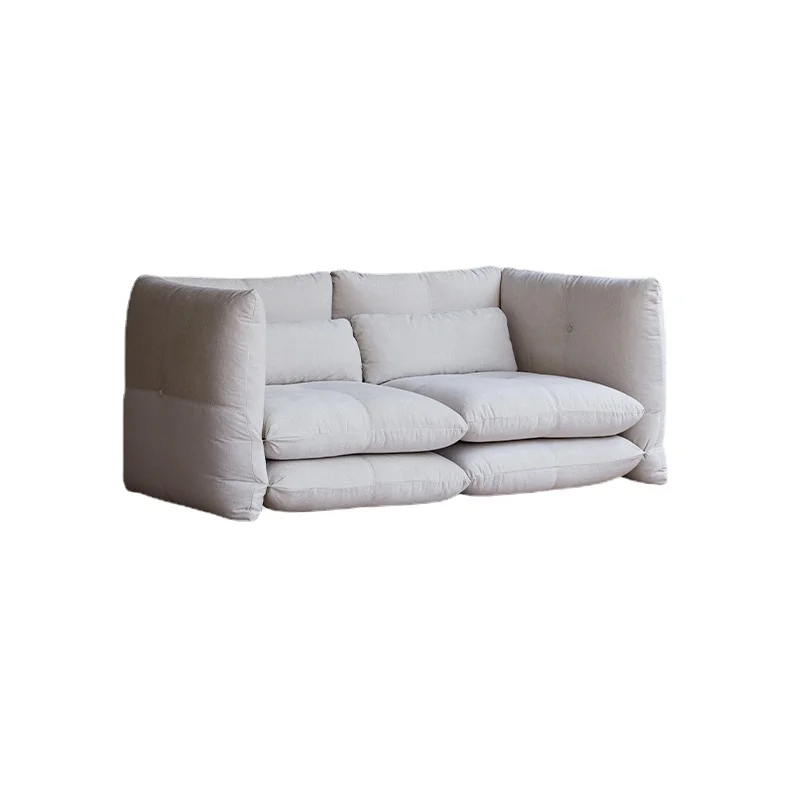 

PQF Living Room down Module Sofa Fabric Removable and Washable Double