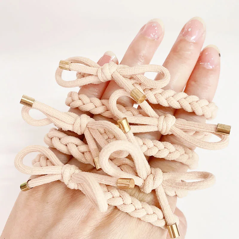 5/10/20PCS Donne Di Alta Qualà Nero Elastico Dei Capelli - Foto 9