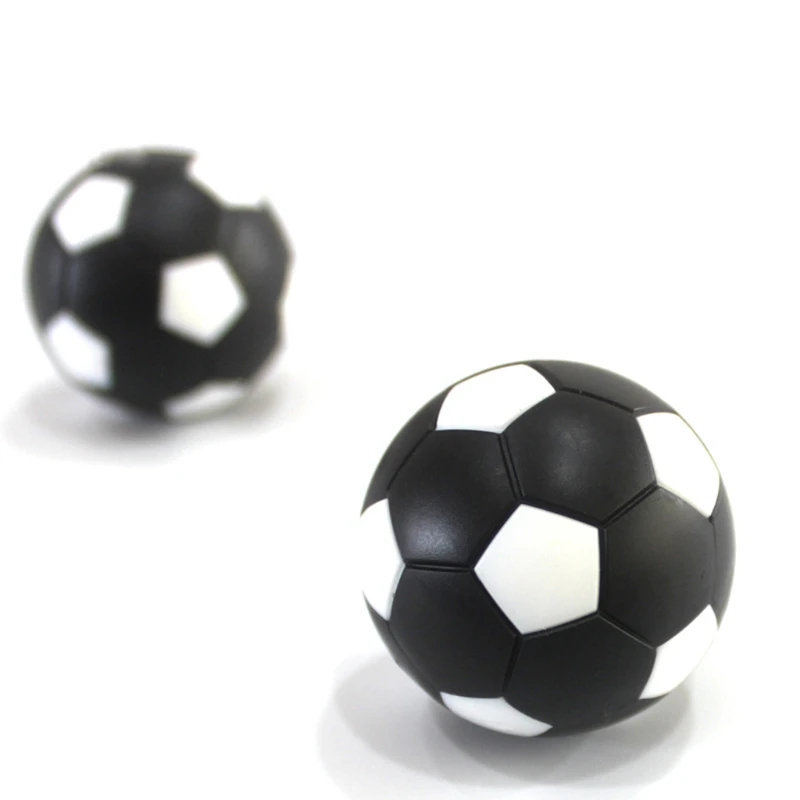 Soccer Ball Table Football Game Tabletop Soccer Game 4 Pack Table Soccer Foosballs Replacement Balls Mini Colorful 36mm Indoor Game